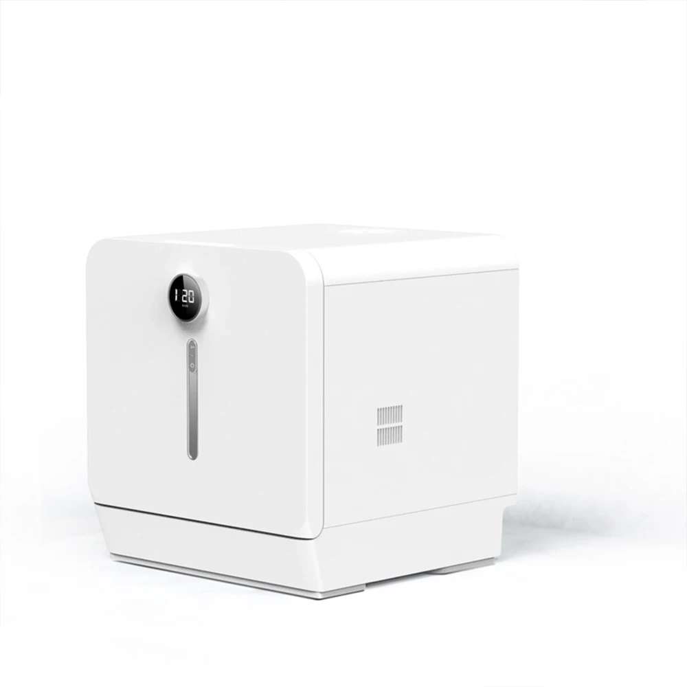 Hot Air Drying and Disinfection Desktop Dishwasher Free Installation Single Door Integrated Dishwasher 515*472*521mm 5