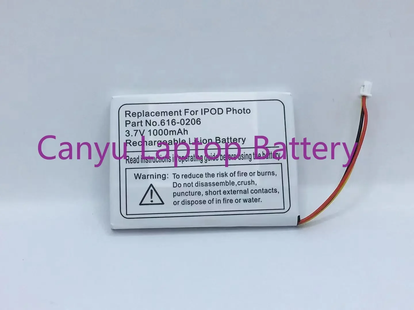 Nuova Batteria 1000Mah 616-0206 616-0183 Per Apple Ipod Classic 4Th Gen / Photo U2 A1059 20 40Gb Accumulatore Batterie Akku