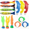 Swimming Diving Toys Children's Fish Dolphin Buoy Pool Treasure Hunt Diving Torpedo Rocket Water Diamond Kids Water Game Toys 2