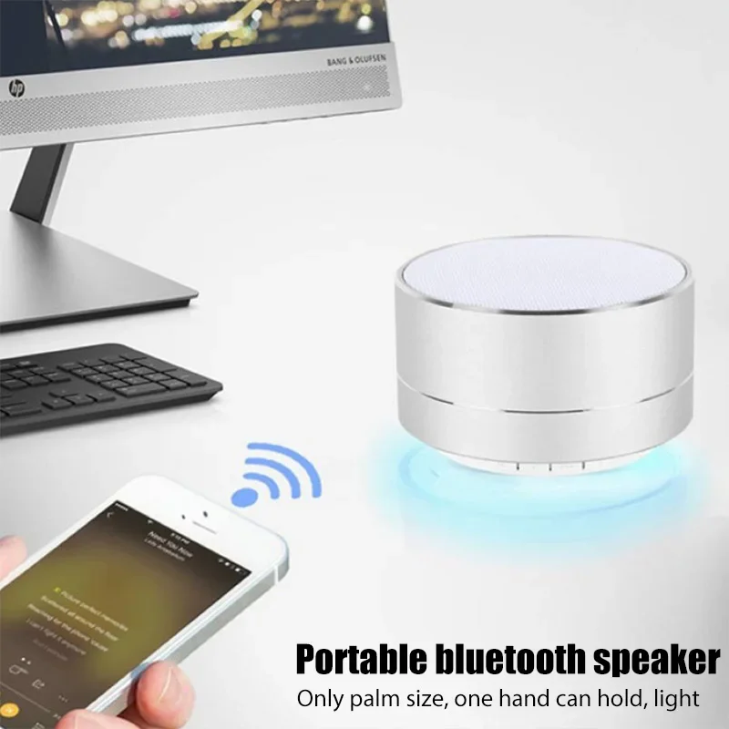 Wireless Bluetooth Mini Portable Speaker Sound System enceinte bluetooth Loudspeaker For Broadcasting TF Card USB Outdoor Lawn