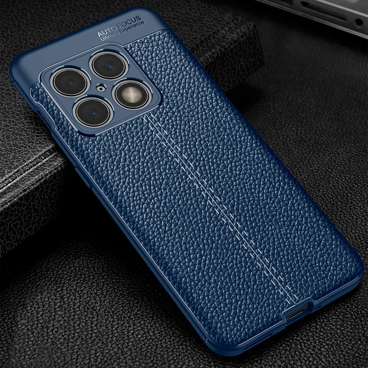 For Oneplus 10 Pro 5g Case Premium Leather Texture Soft Tpu Shockproof