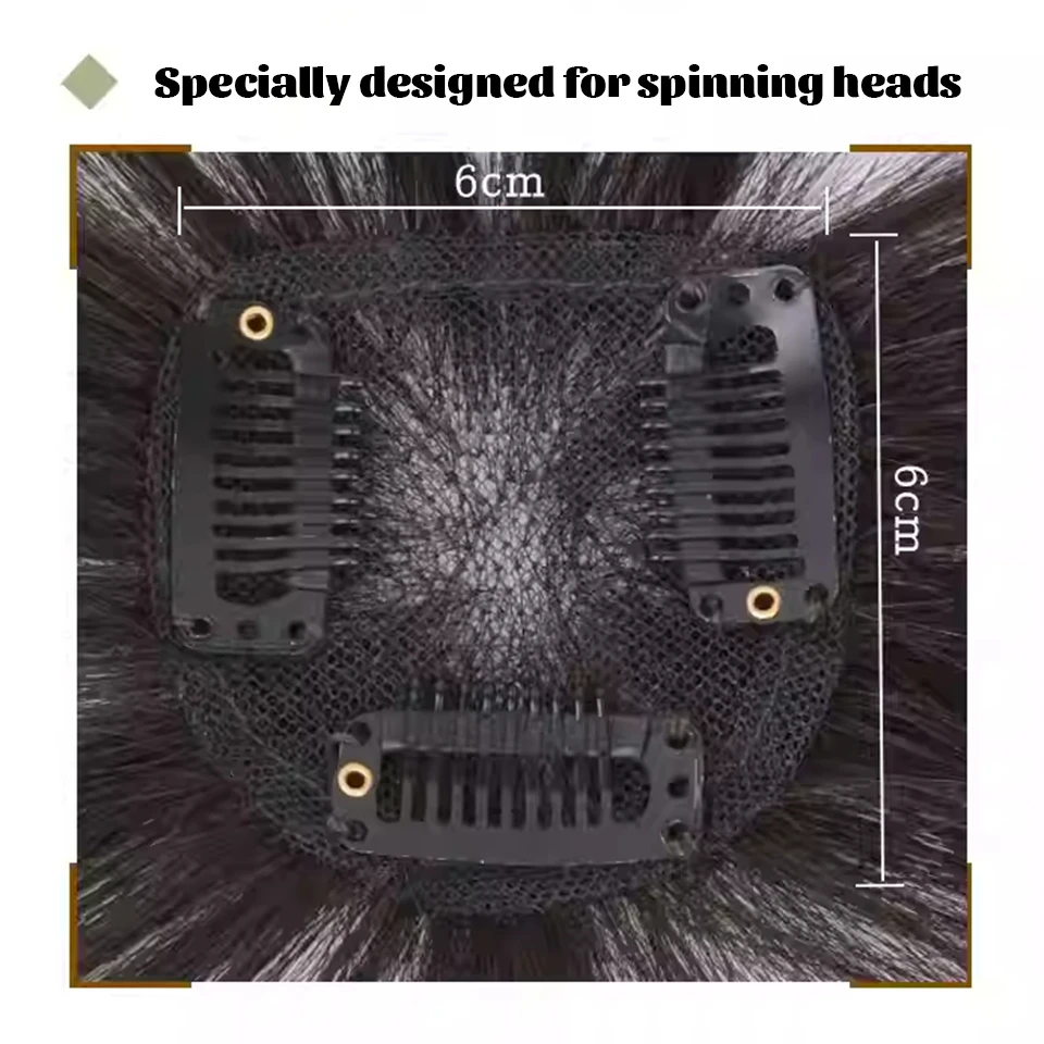 Synthetic Hair Topper Hand Wove Clip In Bangs Extension for Women