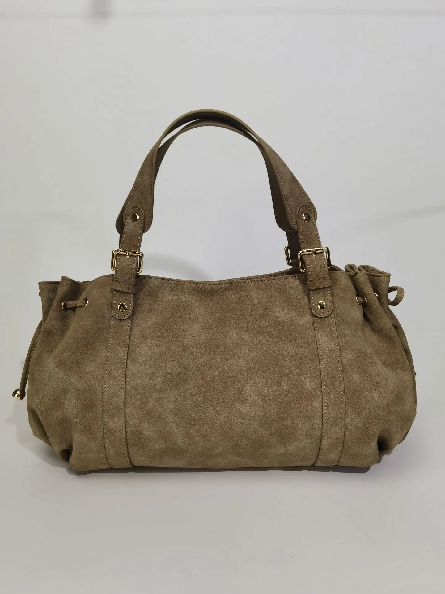 Advanced Retro Bag for Women's 2025 New Textured Frosted Shoulder Bag with Large Capacity Crossbody Commuting Tote Bag