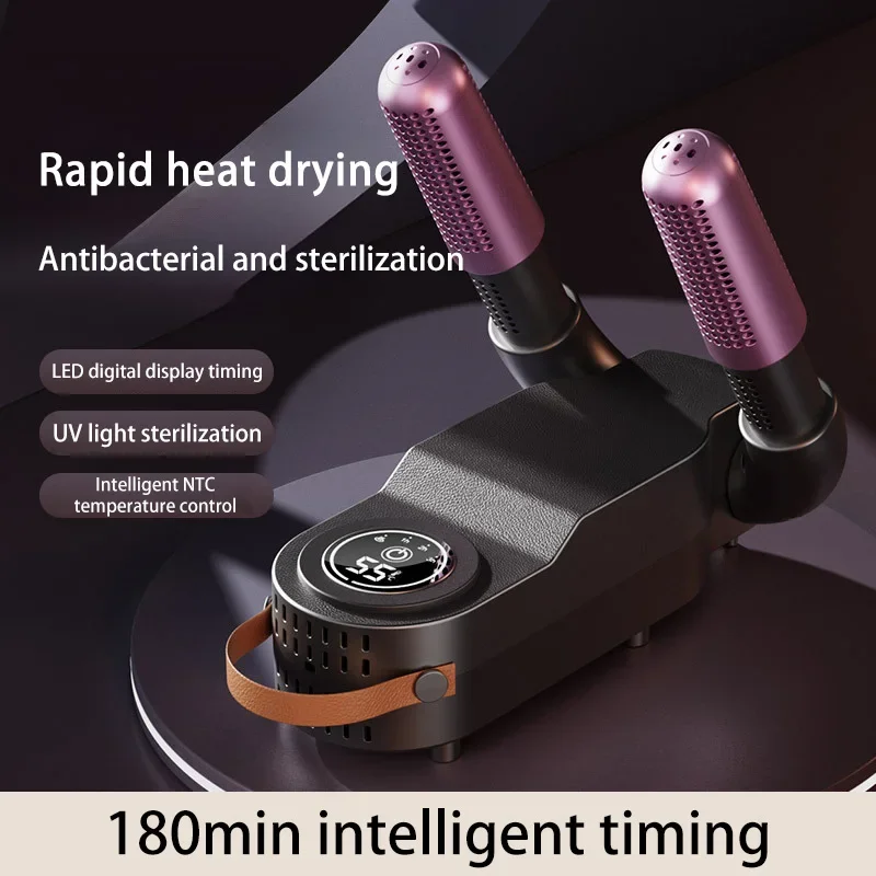 Intelligent Shoe Dryer Purple Light Deodorizing Portable Foldable Dryer Timer Autumn Winter Home Electric Foot Boot Dryer 2026 3
