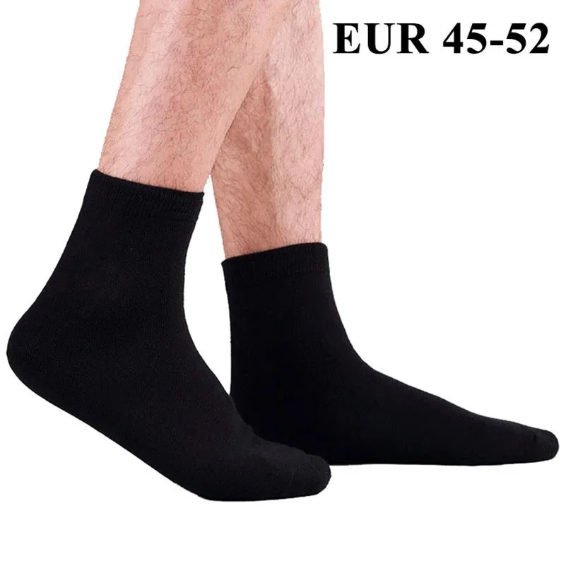 

5 Pairs 98% Quality Socks Cotton High Socks Men Men's Large Big Plus Size 49,50,51 Casual Business Sock Calcetines Hombre