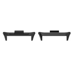 Stainless Steel Adapter for Watchband Strap Bracelet, 1 Pair (Black)