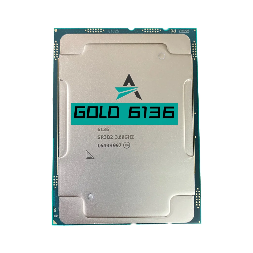 

Used Gold 6136 SR3B2 Processor 24.75M Cache 3.00GHz 12-cores 148W LGA3647 Scalable CPU Gold 6136 Free Shipping