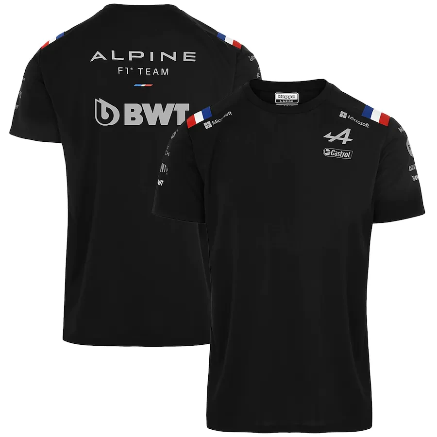 2022 New F1 T-Shirt Official Hot Sale Formula One Alpine F1 Team Blue Short Sleeve Racing Race Summer T-Shirt Fan Oversized Top