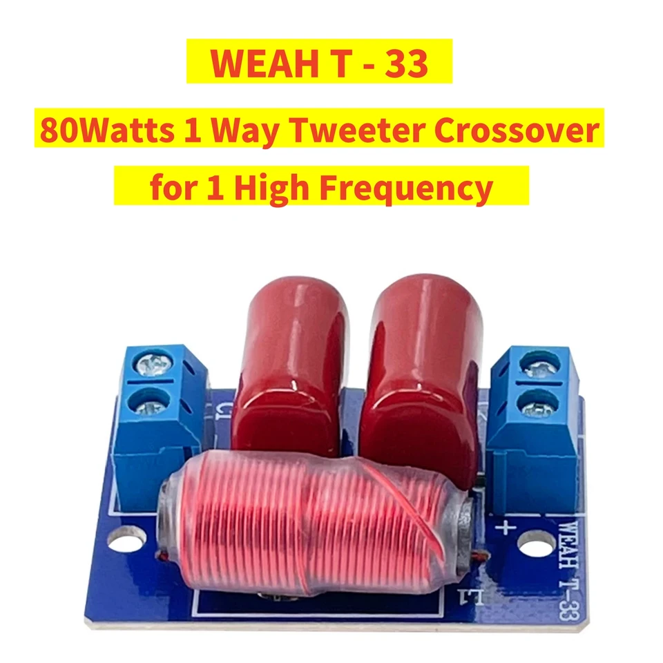 TB-18AC（ツイーター、ハイパスローパス、ネットワークセット） ツィーター用 ハイパス ネットワーク 簡易型 新品2本 送料込み 汎用型