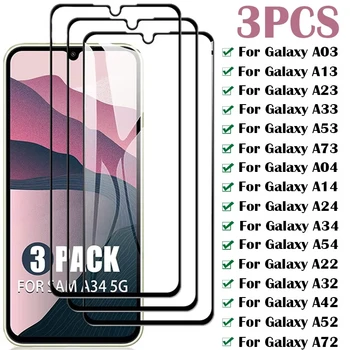 Pellicola Protettiva HD in Vetro Temperato per Samsung A57 A56 5G A36 A35 A34 A33 A07 A06 A05 A17 A16 A15 A26 A16 A55 A54 A53 A52