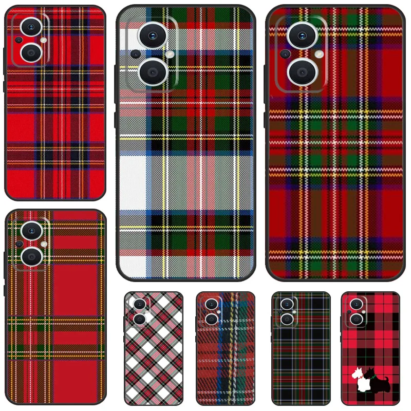 Custodia A Quadri Tartan Per Abiti Da Clan Stewart Per Oppo Find X3 Lite X2 Neo X5 X6 Pro Oppo Reno 10 Pro 8T 5Z 4Z 4 5 6 7 8 Lite Cover
