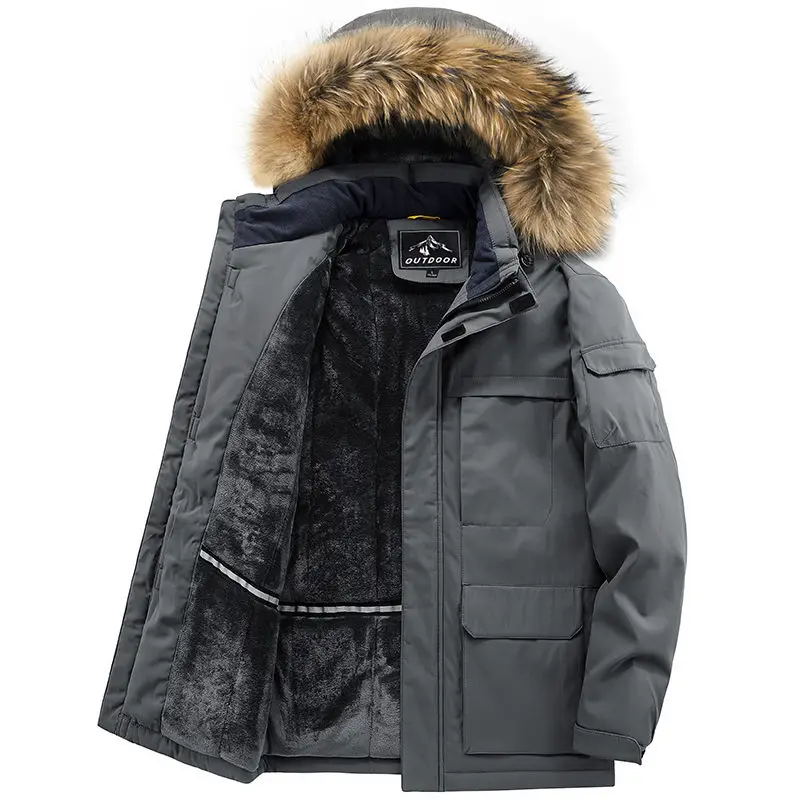 Bomber Jackets For Mens Military Coat Vintage Parkas Men Down Light Windbreakers Style Men's Clothing Hooded Sports Sweat-shirts