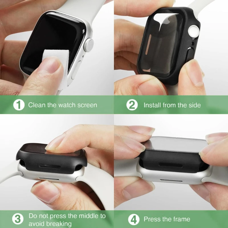 Premium HD Glass + Protective Case for Huawei Watch Fit - Enhanced Explosion Proof Screen Accessory