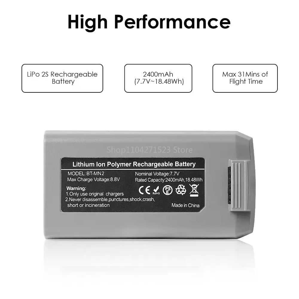 รูปสินค้า แบตเตอรี่โดรน DJI Mini 2/SE 2SE ความจุ 2400mAh