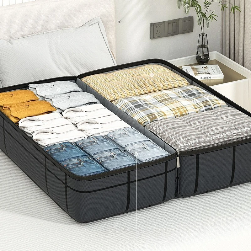 clothes organizer, Handling and Packaging Bag, Sturdy and Waterproof, Household Bedding, Clothes Sorting Box, Storage Box