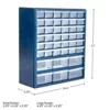42-Bin Organizer Durable Polypropylene Storage Drawers Hardware Crafts Beads Tools 3