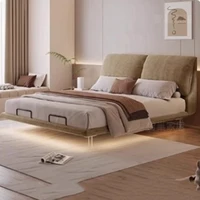 Lits électriques pour chambre à coucher, Support de jambes, Dressing, cadre français, têtes de lit, Double salon, accessoires pour maison matrimoniale 2