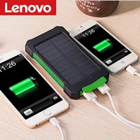 Batterie externe portable solaire Lenovo 500000 mAh grande capacité, charge ultra-rapide, pour iPhone, Huawei, Samsung 2