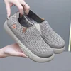 2024 New Shoes for Woman Vulcanize Shoes Autumn Round Toe Flats Mesh Breathable Ladies Fisherman Shoes Platform Casual Sneakers 2