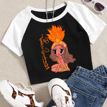 Karol G TROPICOQUETA 2025 Crop Tops T-Shirt Girls Fashion Women O-Neck Short Sleeve Fans Gift T-shirt 1