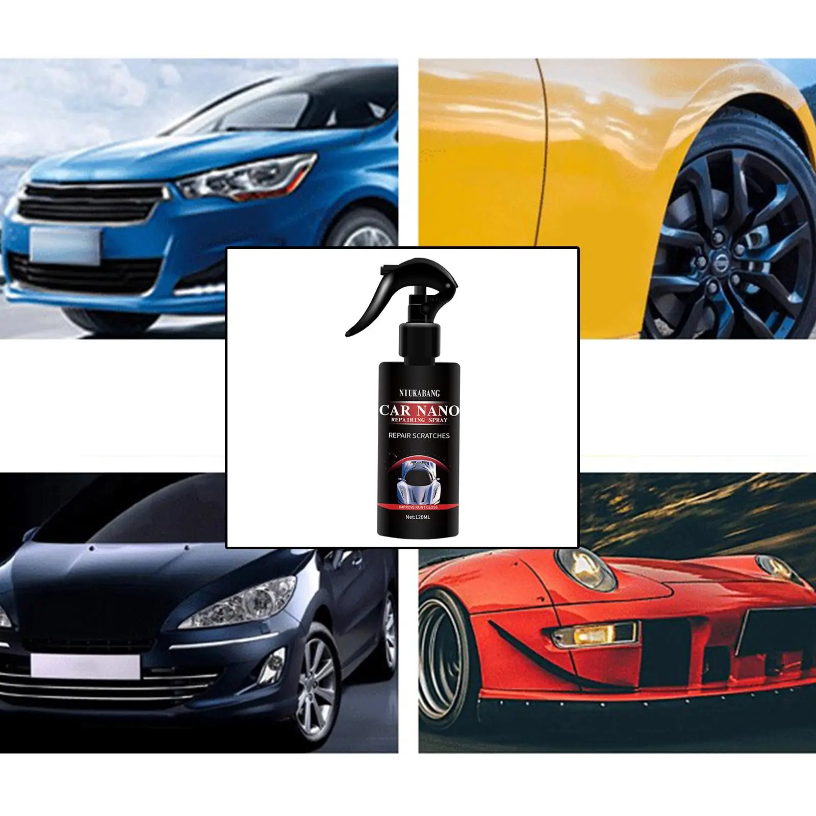 Car Paint Nano Repairing Spray Oxidation Liquid Reduce Scratches Car Auto Care Coating Wax
