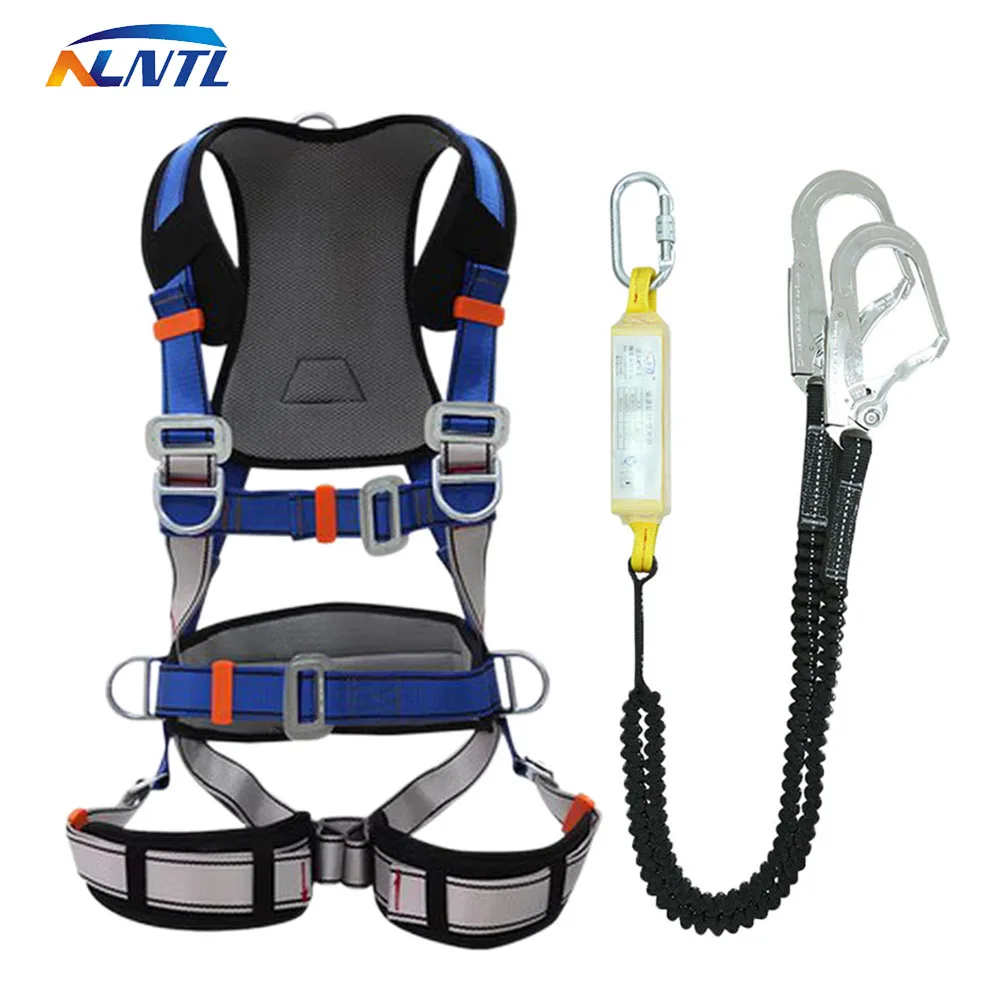 five-point-work-safety-belt-outdoor-rock-climbing-training-high-altitude-full-body-harness-protective-construction-safety-rope