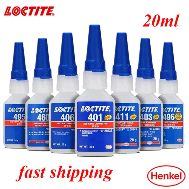 Instant Super Glue Loctite Gel Adhesive Repair Wood Plastic Metal Rubber  Ceramic