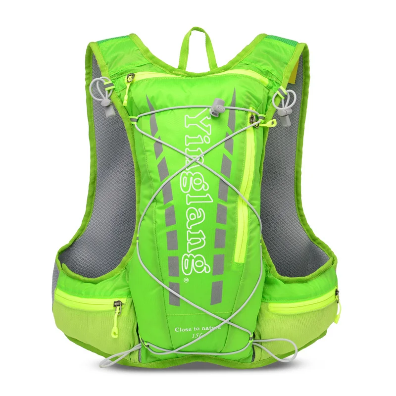 15L cycling running backpack male female ultra light breathable cycling cross country marathon water bag backpack 450g 5