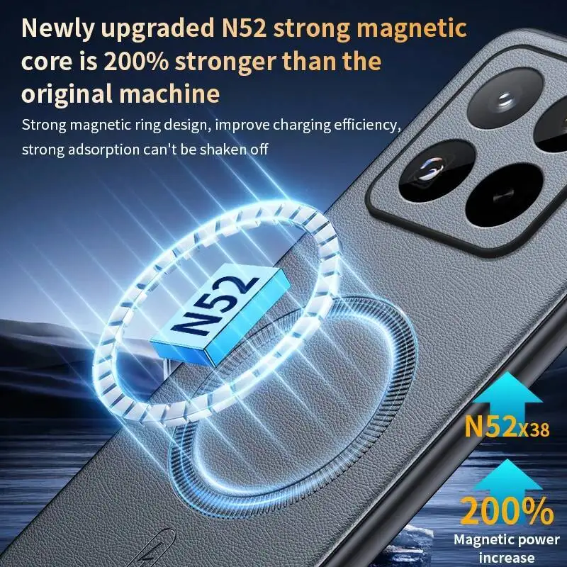 Enhanced Magnetic Rugged Armor Shockproof Case with Magsafe Compatibility for Business Professionals