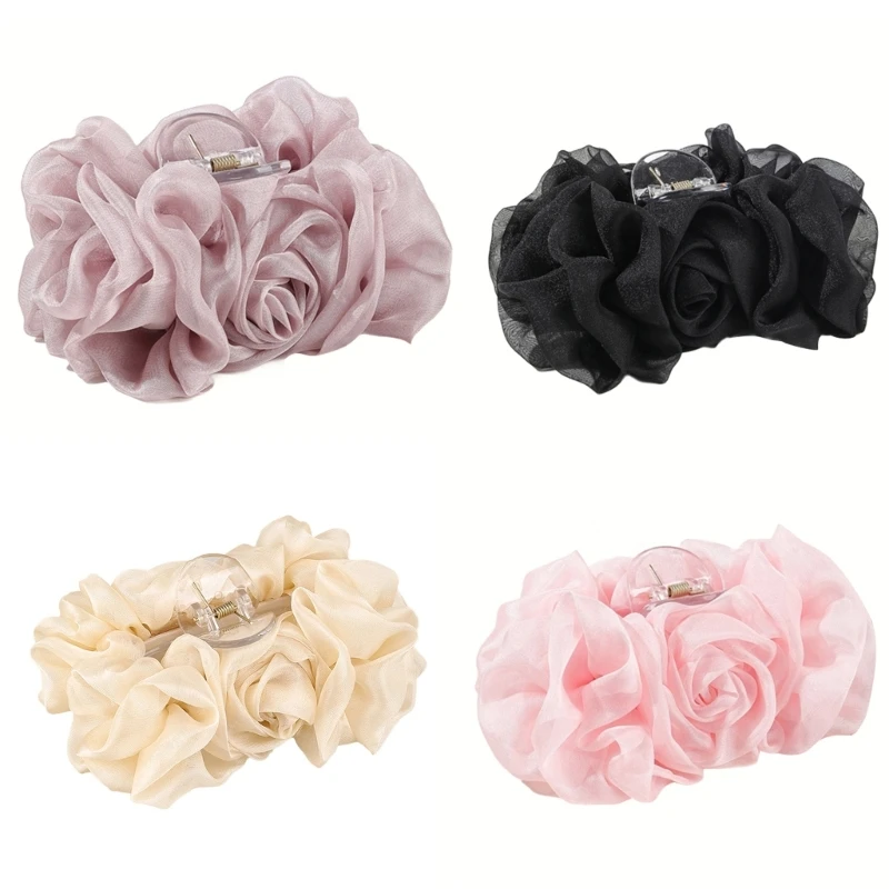 

Заколка-пряжка для волос с бантом, нескользящая