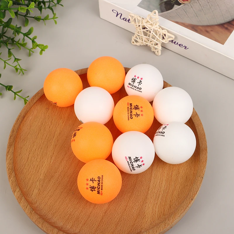 10Pcs 3 Star V40+ Table Tennis Balls New Material ABS Plastic Ping Pong Balls Table Profession Table Tennis Training Balls
