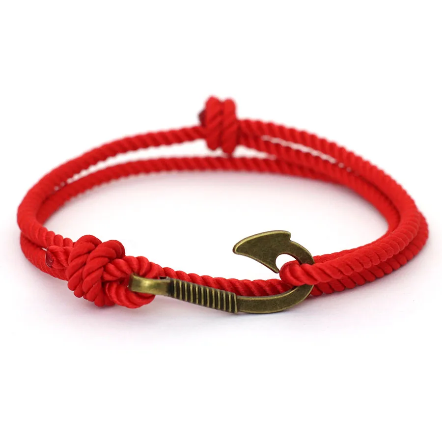 Handmade Adjustable Beach Nautical Surfing Fishing Bracelet