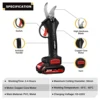 LYUWO 198VF 30mm Cordless Electric Pruner Pruning Shears Efficient Fruit Tree Bonsai Pruning Branches Cutter Landscaping Tool 5