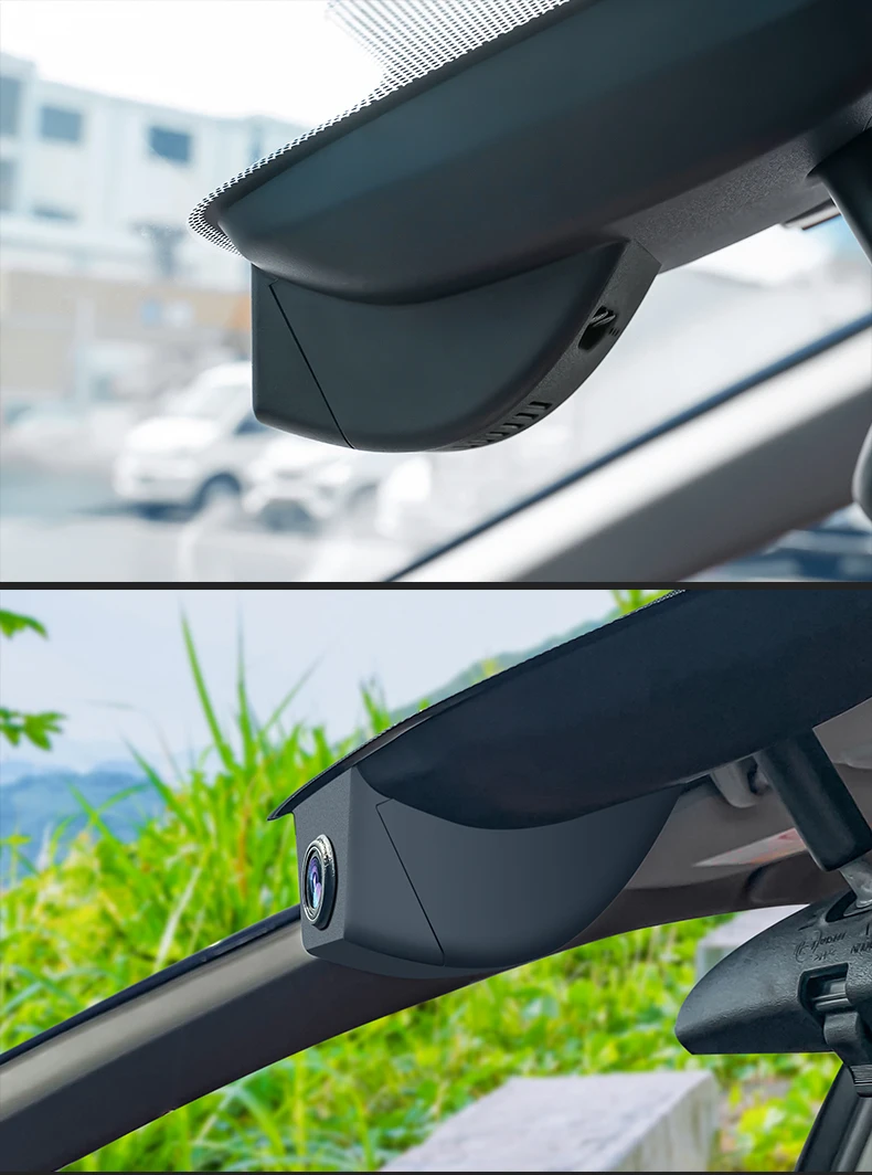 rear mirror camera 4K 2160P Plug and play Easy Installation Car DVR Video Recorder Dash Cam Camera For Toyota Sienna 2021 2022 Control By APP rear mirror camera