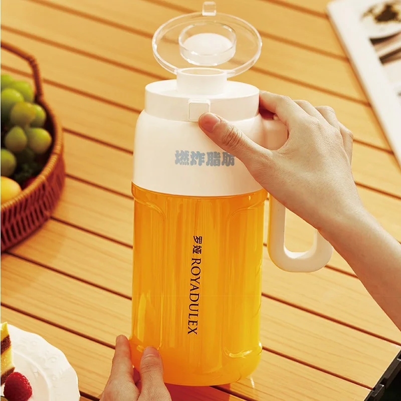 1000ml Electric Juicer Multifunctional Wireless Juicer Cup Blender Portable Drinking Cup Milkshake Blender Juicer Home 1500mAh 4