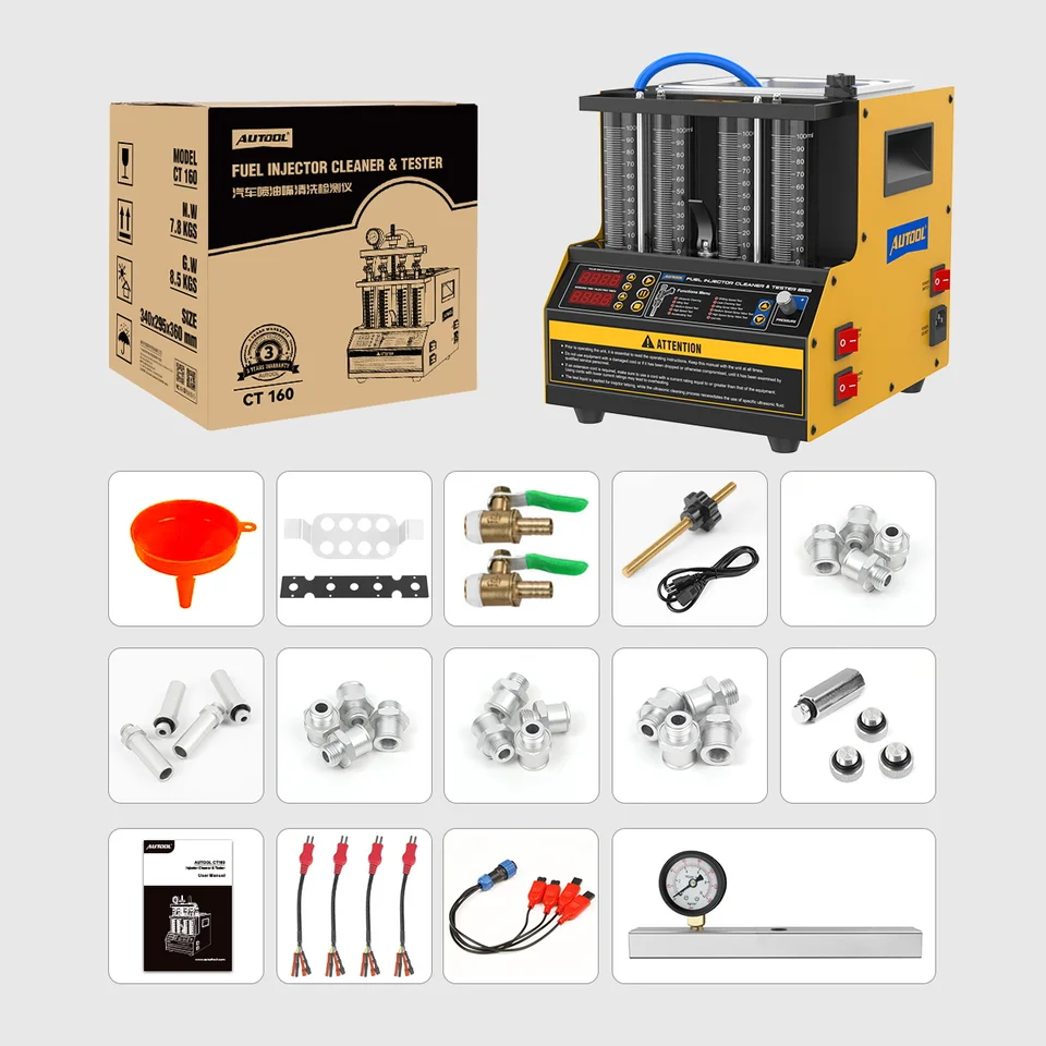 Auto Fuel Injector Cleaner and Tester Machine