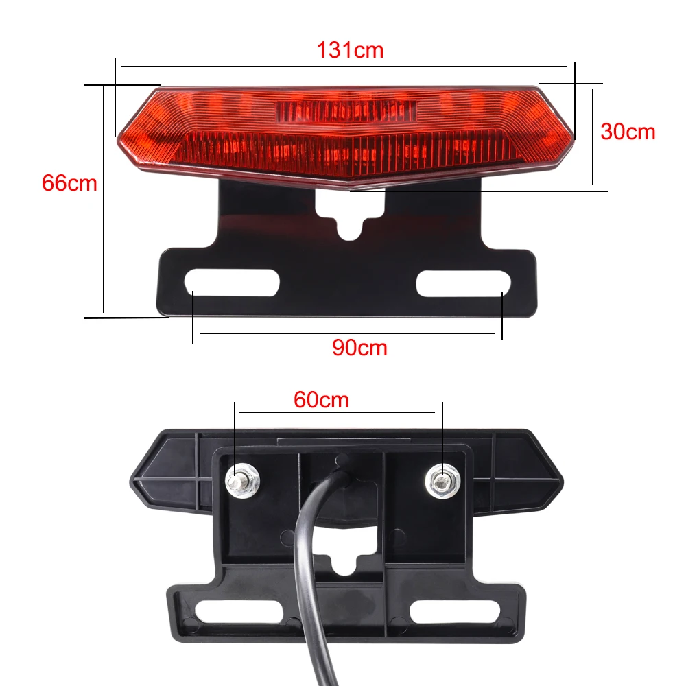 Night Provision DUO-120 Bike Light - Rechargeable Red/White LED With 6 Modes, 120 Lumens