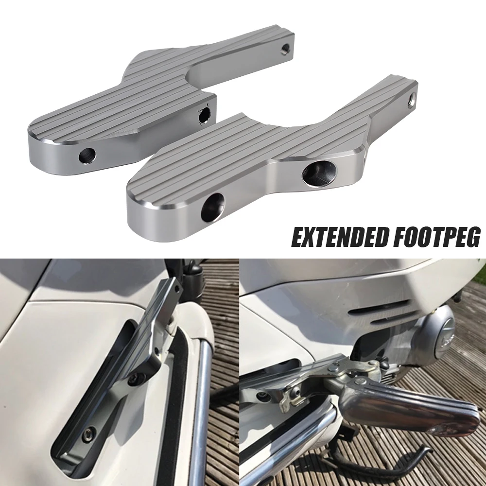 Passenger Foot Peg Extensions Extended Footpegs Moto Pedal Motorcycle