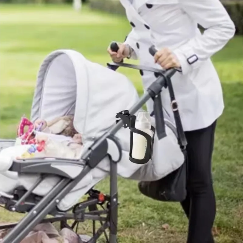 Support de tasse d'eau réglable pour poussette de bébé, porte-bouteille de vélo, Rotation à 360 degrés, accessoires de poussette S7d48b16cbd0844de904b1a85ec22d219I
