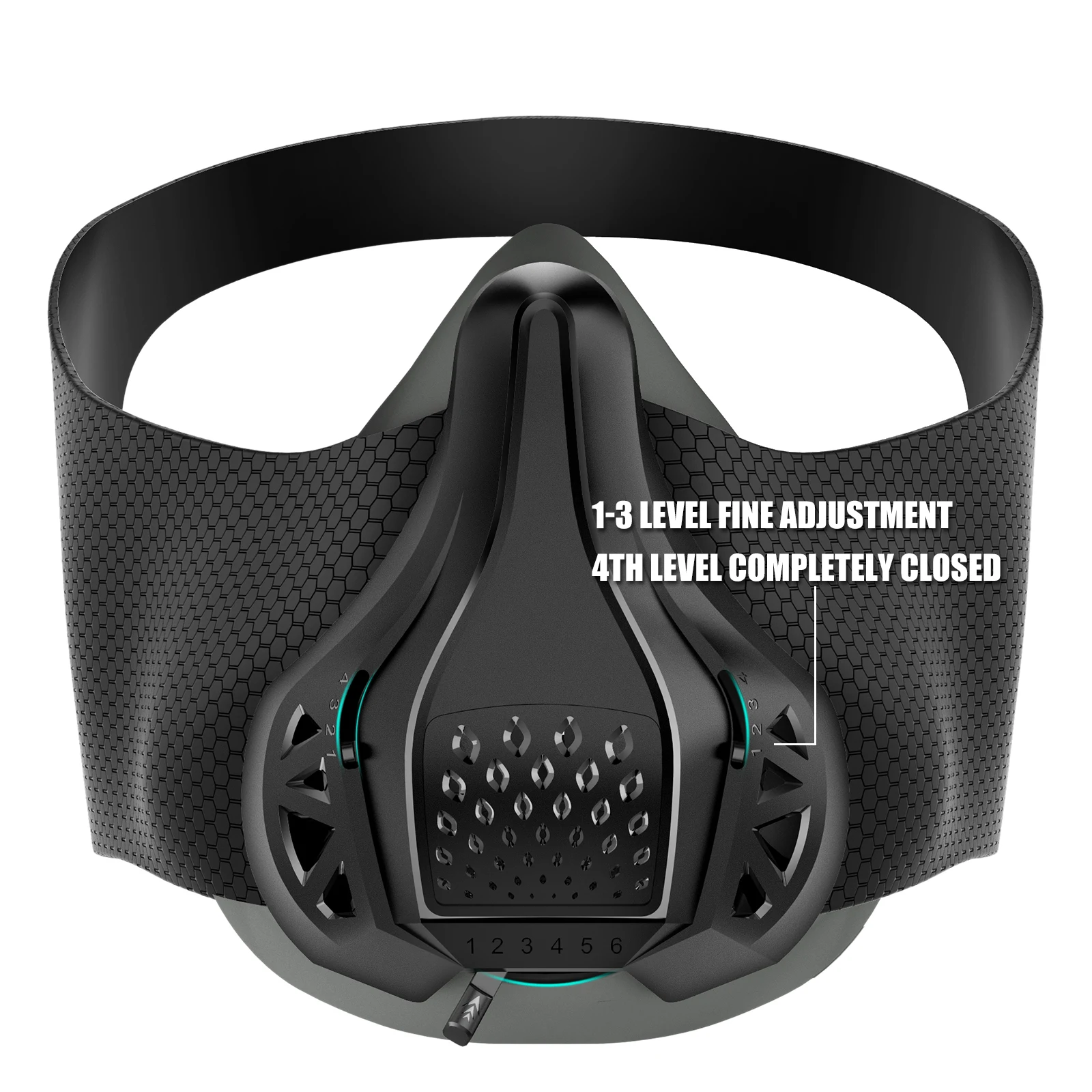 Adjustable 48 Breathing Sports Mask Levels Air Resistance Workout Running Gym Mask Fitness Exercise Physical Endurance Training breathing sports mask