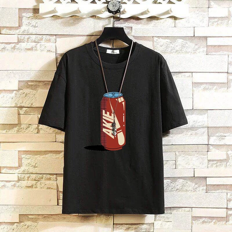 thumbnail image 1 of Conjuntos de camiseta y pantalones cortos para hombre, ropa de estilo coreano para hombre, trajes deportivos económicos para gimnasio, chándal gráfico de moda, manga corta, camiseta XL, 1 of 5