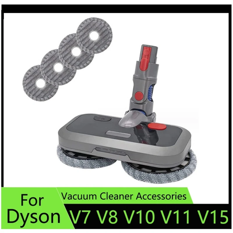 

Electric Cleaning Mop Head For Dyson V7 V8 V10 V11V15 Vacuum Cleaner Attachment Wet And Dry Brush Floor Mop Heads Replacement