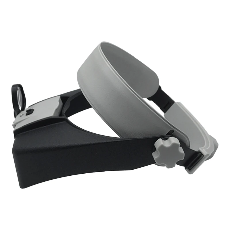 

Headband Loupe Head Glass Lens Watchmaker Magnifier with 2 LED Light