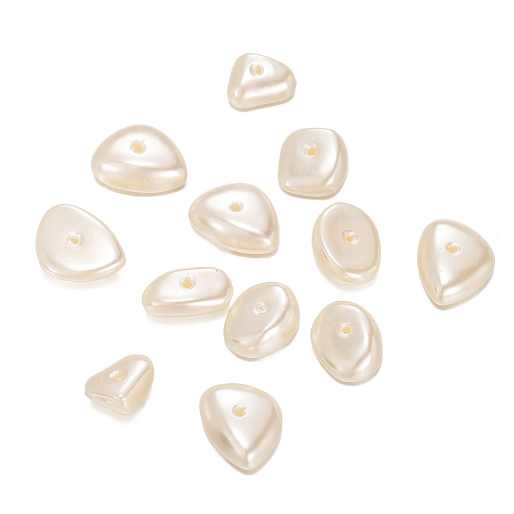 30 Stück gemischt unregelmäßige abs Imitation Perlen Perlen Acryl lose Perlen für Schmuck machen DIY Halskette Ohrringe Armband Halskette – Detail 5