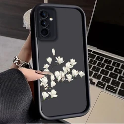 Floral Design Phone Back Cover Case - Galaxy M55 5G (1)