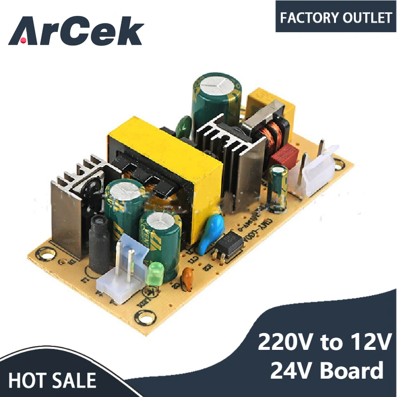 

220V to 12V 24V Board AC-DC 12V 3A 24V 1.5A 36W Switching Power Supply Module Bare Circuit for Replace Repair