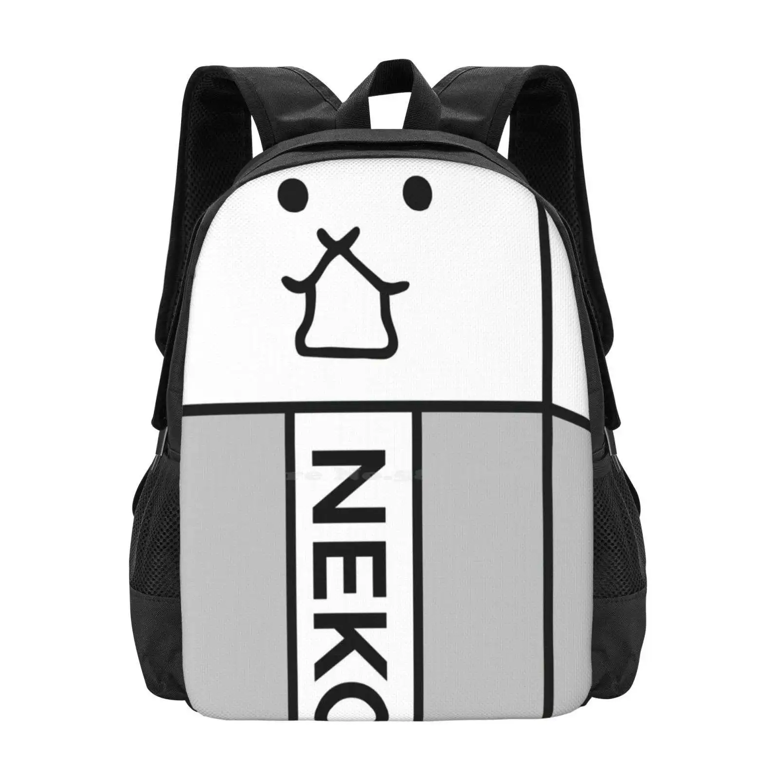 Battle Cats Eraser Cat Gomu Cat 3D Print Design Zaino Borsa Per Studenti Battlecats Battle Cats Neko Nyanko Gomu Cat Eraser Cat