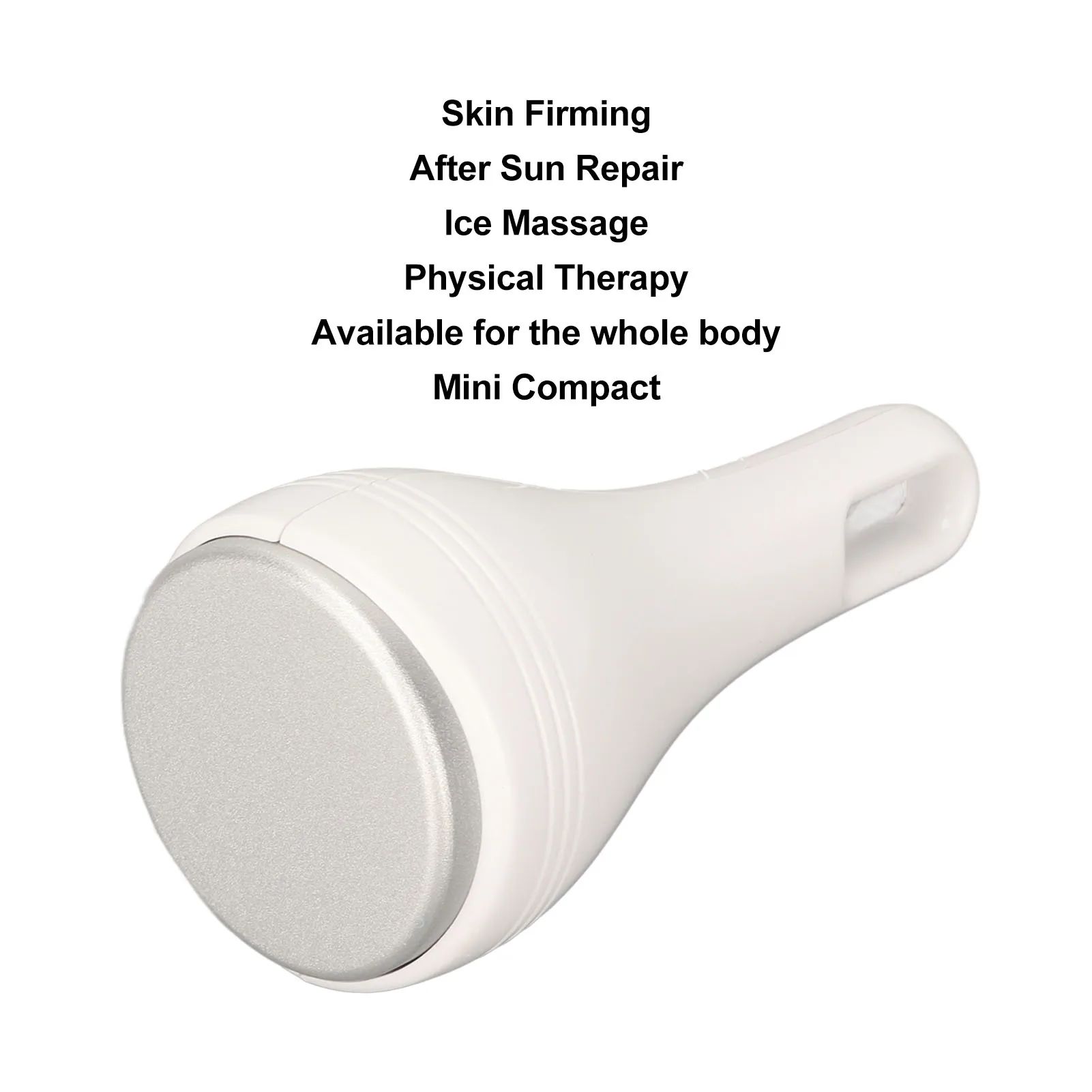 1pcs Ice Compress Roller Reusable Improve Elasticity Reduce Pain Cold Facial Massager White Puffiness Relief Skin Firming Home