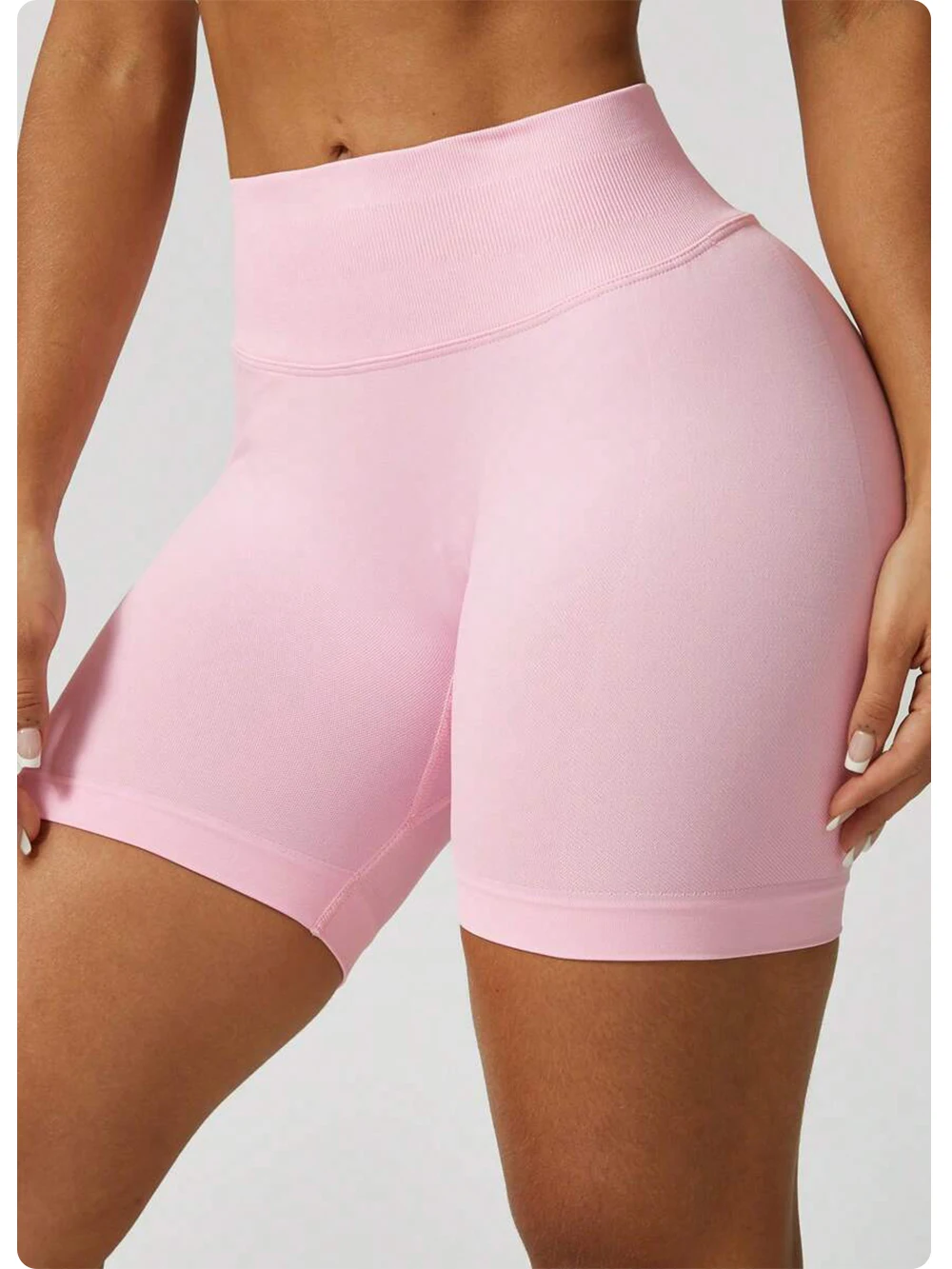 ZHEJIN Seamless Women Yoga Shorts High Waist Workout Gym Shorts Scrunch Butt Lift Biker Shorts Tummy Control Push Up Fitness