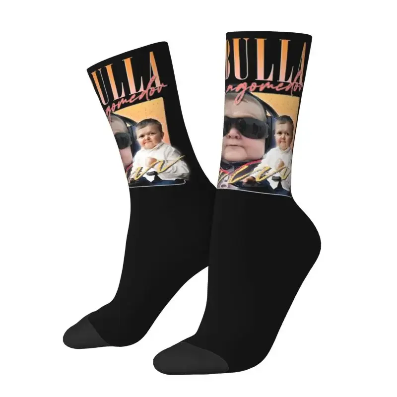 

Hasbulla Magomedov Crew Socks Fun Retro Aesthetic Spring Summer Happy Dress Socks Novelty Street Style Crazy Socks for Men Women
